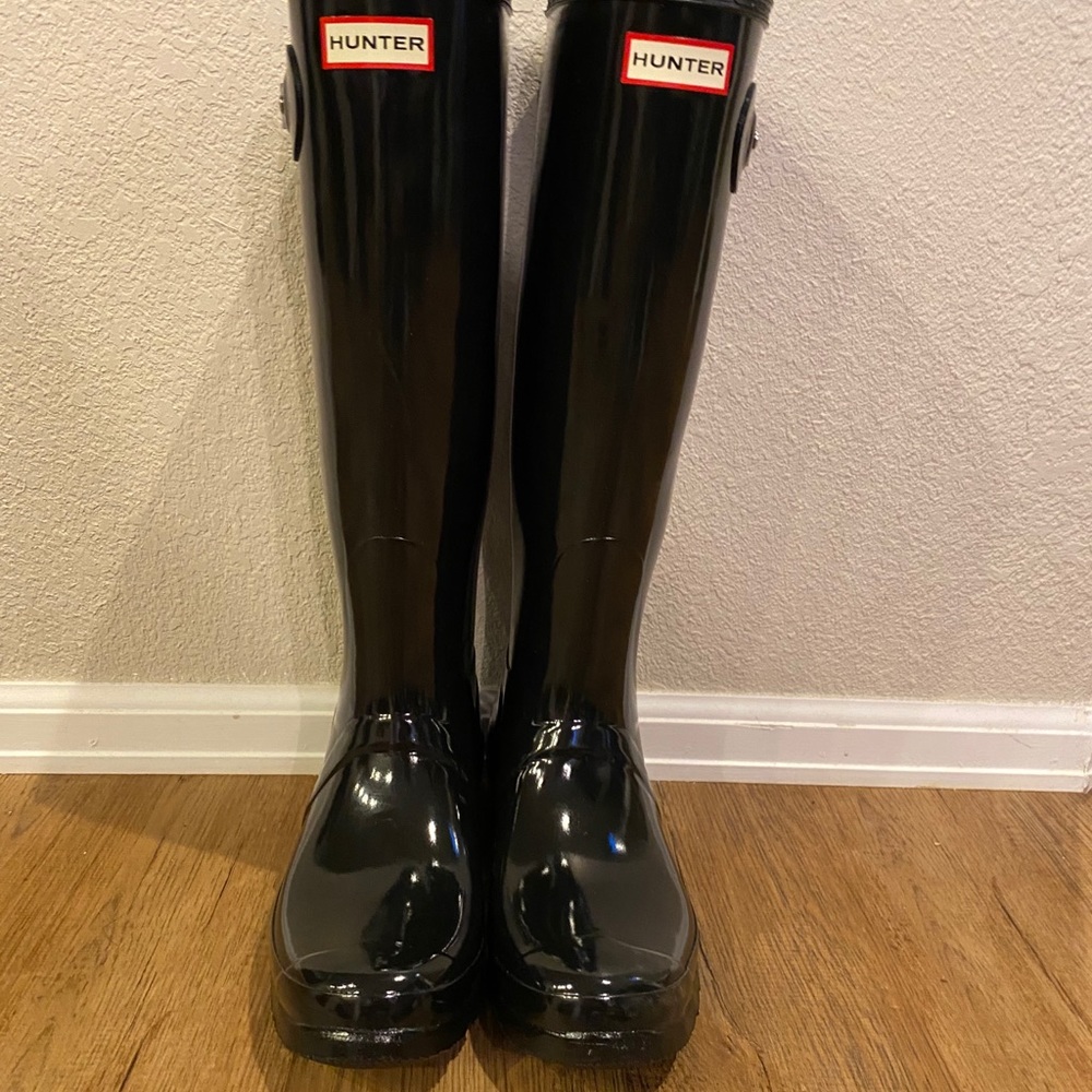 Brand new Hunter boots black